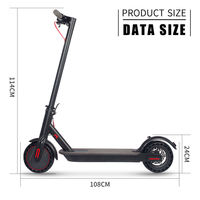 Scooter électrique pliable pour adultes, entrepôt américain, 36V, 8,5 pouces, vente en gros avec application