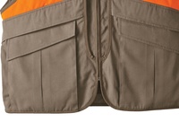 Gilet de chasse matelassé, imperméable contre les taches, de couleur Orange, pour hommes, gilet traditionnel, pas cher, collection 2019