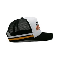 Venta al por mayor estilo de carreras sombrero de alta calidad personalizado 3D bordado Unisex deportes gorras de perfil medio 5 Panel gorras de camionero