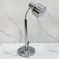 Ustensiles de buffet de restaurant Lampe d'isolation alimentaire argentée ou dorée Lampe chauffante infrarouge Lampe chauffante pour buffet de cuisine