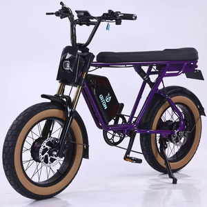 Vélo électrique urbain à double moteur 1500W (750W*2) avec pneus larges de 20 pouces, suspension souple, siège long et repose-pieds <span class=keywords><strong>pour</strong></span> <span class=keywords><strong>deux</strong></span> <span class=keywords><strong>personnes</strong></span> - Product Image 1