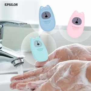 Youepsilon — savon jetable de voyage, aussi en tranches de papier, nettoyage de base, blanchissant, hydratant, Mini bain Portable, offre spéciale