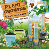 Kit STEM de laboratoire botanique: Observation pratique de la croissance des plantes et démarrage de jardinage éducatif pour les 6 ans et plus