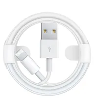 Kabel Pengisi Daya USB, Lampu Asli, 1M 2M, Kabel Pengisian Daya USB untuk Apple iPhone 6 6S 7 8 Plus 11 12 Pro XS Max Mini X XR 5S iPad