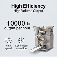 Machine à raviolis industrielle automatique à moteur, en acier inoxydable, pour la production de samosas et d'empanadas, 120 pièces/min, 220V/110V