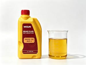 WISUN DOT 4 Brake <strong>Fluid</strong> Super High Boiling Point Anti-Vapor <strong>Lock</strong> Hydraulic Oil Additives for Car Motorcycle Scooter OEM Bulk - Product Image 1