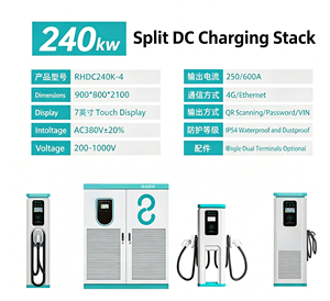 <span class=keywords><strong>Borne</strong></span> <span class=keywords><strong>de</strong></span> <span class=keywords><strong>recharge</strong></span> rapide DC intelligente 240/360/480 kW à refroidissement liquide avec interface GB/T et entrée AC 380V pour véhicules à énergie nouvelle - Product Image 1
