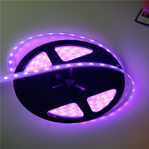 Bande lumineuse RGB <span class=keywords><strong>LED</strong></span> pour l'extérieur, <span class=keywords><strong>ruban</strong></span> d'éclairage étanche, Flexible, pour cuisine, chambre à coucher, jardin, sous-meuble, 12V DC, Hallwa - Product Image 3