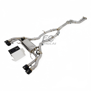 Système d'échappement Catback Valvetronic OEM pour <span class=keywords><strong>BMW</strong></span> X3M X4M F97 F98 S58 2019-2021 SS304 Performance Muffler Racing Tuning - Product Image 3