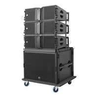 Système de sonorisation pour concert avec enceinte Line Array Ka208 double 8 pouces et caisson de basses actif Ka18 18 pouces