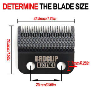 BRDCLIP Acero inoxidable Compatible para cortadoras eléctricas Accesorios para recortadoras de cabello Peluquería profesional Inglés - Product Image 4