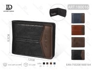 Portafoglio da Uomo in Vera Pelle, Chiusura a 7 Pieghe, Stile Minimalista, Ideale come Regalo - Product Image 1