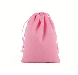 Sacs en velours à cordon de serrage pour bijoux, personnalisables avec logo, 9*12CM, noirs, vente chaude - Product Image 5