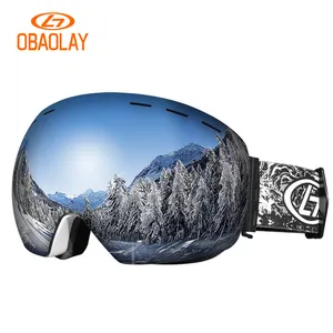 Wholesale double lens anti-fog composite customized ski goggles snow athletic glasses factory direct sales ski goggles