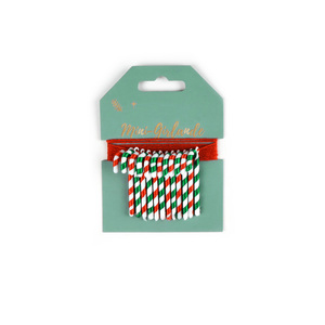 Mini bastón <span class=keywords><strong>de</strong></span> caramelo guirnalda <span class=keywords><strong>de</strong></span> <span class=keywords><strong>Navidad</strong></span> Banner venta al por mayor decoración <span class=keywords><strong>de</strong></span> vacaciones interior <span class=keywords><strong>dulce</strong></span> adorno colgante - Product Image 5