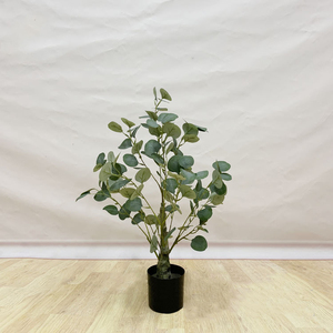 MIni 60cm pianta di simulazione albero di eucalipto succulenta pentola FauxTree soggiorno interno bionico verde decorazione di piante-149 - Product Image 1