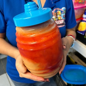 900ml 32oz Customized Logo Vitroleros Mexican Jar Daiquiri Beverage Restaurant Souvenir Juice Drinkwares with Lids and Straws - Product Image 3