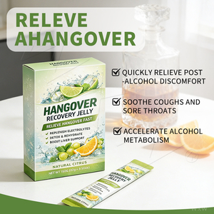 Gelatina Electrolítica para el Alivio <span class=keywords><strong>de</strong></span> la Resaca, Repone Electrolitos Rápidamente, Alivia el <span class=keywords><strong>Dolor</strong></span> <span class=keywords><strong>de</strong></span> <span class=keywords><strong>Cabeza</strong></span>, la Fatiga y las Náuseas Después <span class=keywords><strong>de</strong></span> Beber, Apoya la Recuperación - Product Image 3