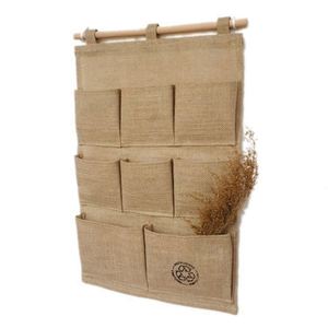 Sac de rangement mural en tissu de coton pour armoire avec 8, 7 ou 5 poches pour l'organisation d'outils - Product Image 5