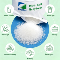 Citroenzuur Anhydrous Voedingskwaliteit E330 CAS77-92-9 zuurteregelaar voor dranken, snoep, bakkerijproducten en dranken