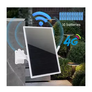 IP67 Conexión a Internet al aire libre Enrutador WiFi Solar 4G LTE con ranura para tarjeta SIM Enrutador inalámbrico WiFi con batería de 20000Mah