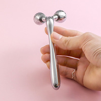 Vente en gros Mini rouleau boule or argent lifting 3D rouleau masseur anti-rides