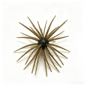 Boule flottante en TPE de 20/25 mm en forme d'ormeau barbelé avec tentacules, appât souple pour montage drop shot, pour la pêche au bar et à la perche en eau salée et eau douce - Product Image 2