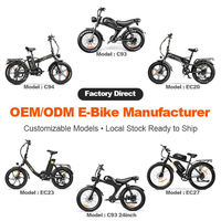 Vélo Électrique de Gros, Moped Électrique 20 Pouces, Pneus Larges, Moteur Double 1000W, 48V 35Ah, 9 Vitesses, Suspension Avant, Frein à Disque, Vélo Électrique de Banlieue OEM
