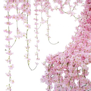 <span class=keywords><strong>Guirnalda</strong></span> <span class=keywords><strong>de</strong></span> <span class=keywords><strong>Flores</strong></span> <span class=keywords><strong>de</strong></span> Cerezo Artificiales <span class=keywords><strong>de</strong></span> Alta Calidad, Color Rosa, para Decoración <span class=keywords><strong>de</strong></span> Bodas - Product Image 2