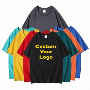 เสื้อยืดโอเวอร์ไซส์พิมพ์ลายโลโก้ตามสั่ง TKAN1040D ขายส่ง ผ้าฝ้าย 100% เสื้อยืดผู้ชายสีพื้น ราคาถูก - Product Image 1