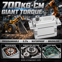 Motor Servo de 560KG 700KG con Torque Gigante, Programable, Sin Escobillas, Impermeable, XQ-POWER, Brazo Robótico de Alta Resistencia, Venta al por Mayor, OEM, Personalizado, 30V