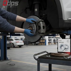 Тормозные диски ODPS OEM, передние, карбон-керамические, вентилируемые, для высоких нагрузок, производство Китай, с гарантией 3000-5000 км - Product Image 5