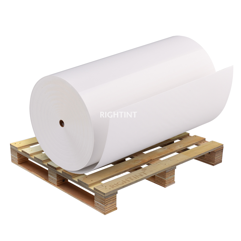 HP Indigo Printing 80gsm Self-Adhesive Semi-Glossy Sticker Paper Custom Label Solutions For Packaging Bopp Jumbo Roll