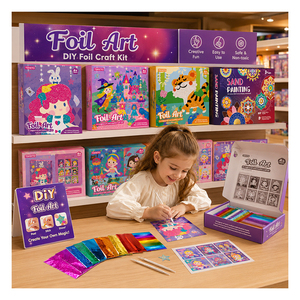 Set de Actividades de Manualidades con Láminas de Arcoíris, Kit de Dibujo de Unicornio para Niños Pequeños, Entrenamiento de la Imaginación, Suministros para Fiestas y Aulas, Juguete de Regalo - Product Image 4