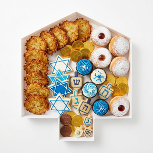 ถาดเสิร์ฟขนมผลไม้พลาสติกรูปทรงเดรเดลสำหรับงานฮานุคาห์ของอิสราเอล ผลิตในจีน ปรับแต่งได้ - Product Image 2