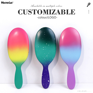 Mysterious Universe Brosse à cheveux démêlante en poils de sanglier Brosse à cheveux confortable et de luxe avec boîte en papier <span class=keywords><strong>ou</strong></span> pochette en tissu - Product Image 2