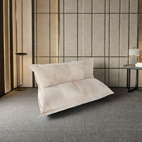 Housse amovible en velours doux et résistant à l'humidité pour fauteuil pouf triangulaire grand format pour la maison, le café et les espaces intérieurs.