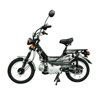 Moto Essence Neuve 49cc 50cc 110cc, Cyclomoteur Populaire avec Siège Rembourré, Mini Moto à Carburant