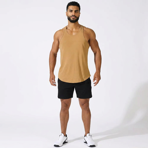Premium Quality Soft Cotton <b>Light</b> Weight Cotton Men's Tank Tops Solid Color Casual Wear Unisex Slim Fit Tank Top For Men - Product Image 1