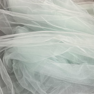 Chất lượng cao nylon lưới ren pha lê siêu mềm vải hoa bó hoa cưới trang trí đám cưới Mũ sắt lưới chống muỗi - Product Image 4