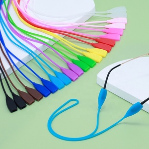 Chaîne de Mode Réglable pour Lunettes de Soleil de Sport, Cordon de Lunettes en Silicone Coloré pour Enfants, Sangle en Caoutchouc de Silicone pour Lunettes de Lecture - Product Image 1