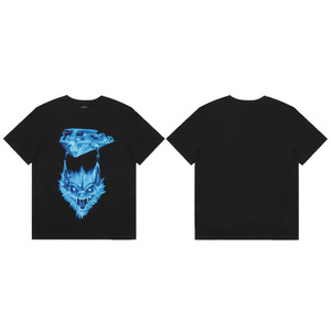 T-shirt casual a maniche corte con stampa <span class=keywords><strong>Travis</strong></span> Scott <span class=keywords><strong>Cactus</strong></span> Jack Beauty Tide Face Rose Stone Pattern - Product Image 5
