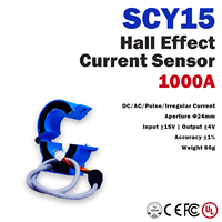Transduser Arus Inti Terpisah SCY15C-1000A Sensor Arus Hall Inti Padat