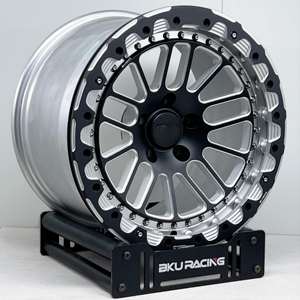 Ruedas Forjadas Bku 5x120.65 con Beadlock para Drag Racing, Ruedas de Aleación de 19, 20, 21 y 22 Pulgadas para Chevrolet <span class=keywords><strong>Corvette</strong></span> Stingray, E-Ray, <span class=keywords><strong>ZR1</strong></span>, Z06, C6, C7, C8 - Product Image 3