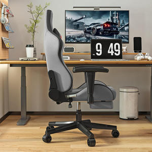 Muebles de oficina de lujo para el hogar Gamer <span class=keywords><strong>Sillas</strong></span> Racing Juegos de ordenador Silla reclinable de cuero para juegos con reposapiés - Product Image 3