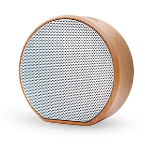 Factory Directly Supply Speakers 3W Portable Bamboo Bluetooth Small Speaker Wooden For Mobile Phone