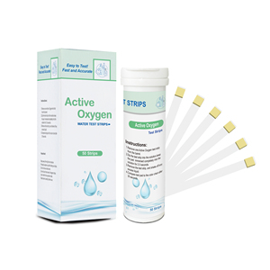 Bandelettes de <span class=keywords><strong>test</strong></span> d'eau à l'oxygène <span class=keywords><strong>actif</strong></span> Merydi W-1 pour piscines, aquariums, spas, <span class=keywords><strong>test</strong></span> de désinfection - Product Image 1