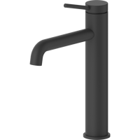Keran Wastafel Keramik Stainless Steel dengan Finishing Matte Black untuk Kamar Mandi Rumah