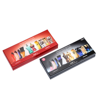 Mini Coffret Découverte de Parfums en Papier Recyclé avec Couvercle Rabattable, Base Rigide et Couvercle, Emballage Vide pour Abonnement de Parfums