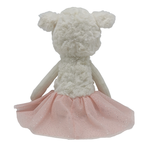 Jouet <span class=keywords><strong>alpaga</strong></span> en peluche pour bébé, Animal en peluche, blanc, rose, pas cher - Product Image 4